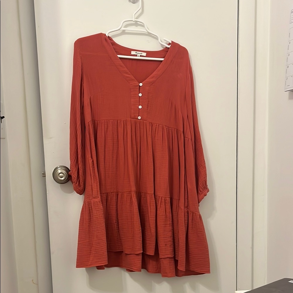 Madewell Boho Long Sleeve Dress